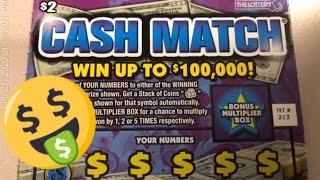 Cash Match #100,000 #lotteryproject #MassLottery #Winning #ticketaday #million #win