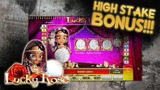 HIGH Stake Lucky Rose Bonus!!!