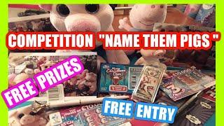Name that Pig•Free Price Draw...Free Prizes•sent Free of any Charge.•but you must be Subscriber•