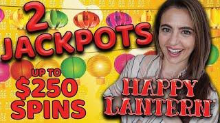 2 JACKPOT HANDPAY's Up To $250/SPIN on LIGHTNING LINK Slot Machine in VEGAS!