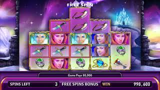 ICE PRINCESSES Video Slot Casino Game with an ICE PALACE FREE SPIN BONUS
