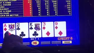 Video Poker in the Hight Limit Room