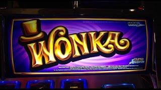 WILLY WONKA 3 Reel slot machine Bonus and BIG WINS (3 videos)