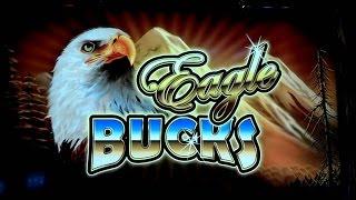 EAGLE BUCKS SLOT MACHINE BONUS-DOLLAR-AINSWORTH