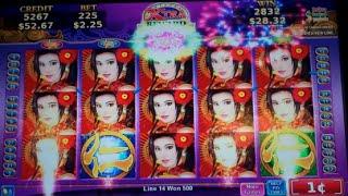 Lady China Slot Machine Bonus + BIG Line Hit - Free Games Win