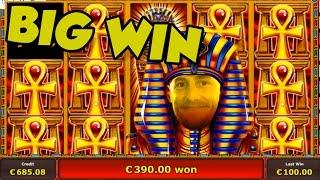 Online Slot - Pharaos Tomb Big Win and bonus round (Casino Slots) Huge win