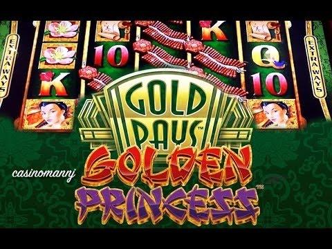 GOLD PAYS SLOT - Golden Princess -  **BIG WIN** - Slot Machine Bonus