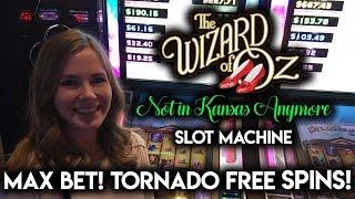 Max Bet! Tornado Season! Not in Kansas Anymore Slot Machine!