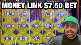 MONEY LINK SLOT BONUSES $7.50 BET AT RIVER SPIRIT CASINO + LOCK IT LINK DIAMONDS!!