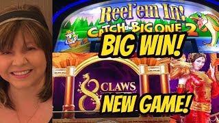 BIG WIN! CATCH THE BIG ONE 2 & NEW GAME 8 CLAWS