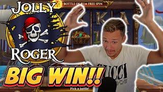 BIG WIN! JOLLY ROGER 2 BIG WIN -  Casino Slots from Casinodaddy LIVE STREAM