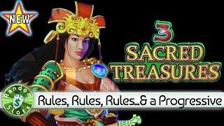 •️ New - 3 Sacred Treasures slot machine, 2 Good Sessions