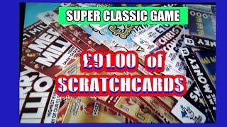 WOW!. £91.00 Scratchcards Game. 7,000 Subscribers Special Classic..Hope it takes your mind of things