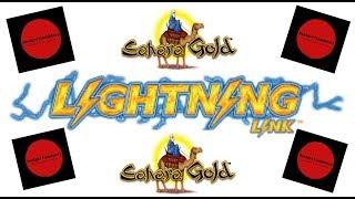 LIGHTNING LINK ~ SAHARA GOLD ~ 100x Bonus Win!! ~ Live Slot Play @ San Manuel