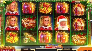 YULETIDE CHEERS Video Slot Casino Game with a FREE SPIN BONUS