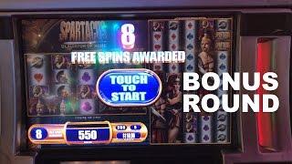 SPARTACUS Love Play at Max Bet with Bonus Round Gladiator of Rome Colossal Reel