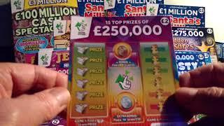 New Rainbow 250,000 Scratchcards..and more Scratchcards...we just bought....