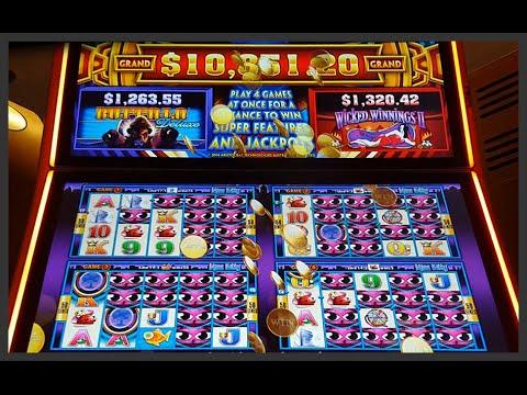 Wonder 4 Jackpots Slot Machine **JACKPOT HANDPAY** Miss Kitty Bonus Retrigger -$10 Max Bet!