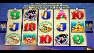 LOTS OF SLOT MACHINE BONUSES & BIG WINS • WHALES OF CASH • RED QUEEN • LIGHTNING LINK • CAN CAN