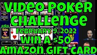 Video Poker Challenge - February 9, 2022