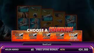 SHARKNADO 3: OH HELL, NO! Video Slot Casino Game with a SHARK RAIN FREE SPIN BONUS