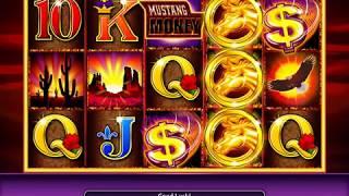 MUSTANG MONEY Video Slot Casino Game with a MUSTANG MONEY FREE SPIN BONUS