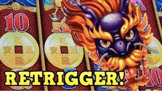 DRAGONS, COINS & RETRIGGERS EVERYWHERE! Winning with DRAGON SLOTS!