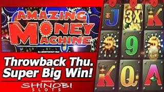 Amazing Money Machine Slot - TBT Live Play, Line Hits and Super Big Win Free Spins Bonus