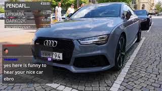IRL STREAM GOING WITH Audi RS7, Audi RS5 and BMW M6 CARS (PART 1 LIVE STREAM)