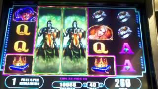 WMS Slot machine Black Night II free spins bonus
