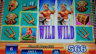 Neptune's Kingdom II Slot Machine Bonus - 8 Free Games Win with Expanding Wilds