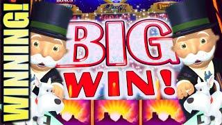 •WINNING! TRIPLE SUNSETS!!• BUFFALO, MONOPOLY HOT SHOT, & MIGHTY CASH Slot Machine