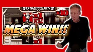 MEGA WIN! TOMBSTONE BIG WIN -  Online Slots from Casinodaddy LIVE STREAM