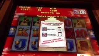 Red Baron - Aristocrat slot machine bonus win