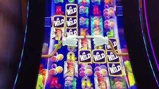Willy Wonka Dream Factory Slot Machine Bonus Wins