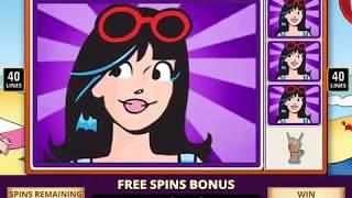 ARCHIE Video Slot Casino Game with a BEACH BLANKET FREE SPIN BONUS
