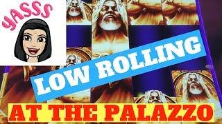 LOW ROLLING @ THE PALAZZO Las Vegas * The Godfather |Kronos Unleashed | Ocean's Magic Slot Machines