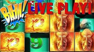 Raging Rhino Rampage - Live Play $10, $20 Bets | Slot Traveler at Palazzo in Las Vegas!