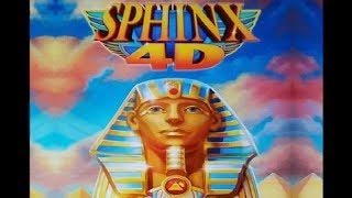 FIRST ATTEMPT LIVE PLAY WITH FEATURES on SPHINX 4D SLOT POKIE - PECHANGA RESORT & CASINO