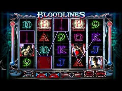 Free Bloodlines slot machine by Genesis Gaming gameplay ★ SlotsUp