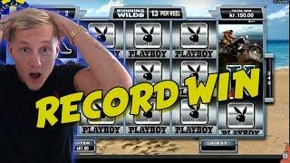 RECORD WIN 6 euro bet BIG WIN - Playboy HUGE WIN epic reactions