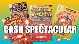 CASH SPECTACULAR...MONEY SPINNER...WINNING 777....FULL OF £500s...   Game for the Late Nighters
