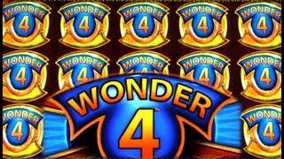 •WONDER 4 STACKS! FULL SCREEN BONUS SYMBOLS!• $5.00 MAX BET (Aristocrat) Slot Machine Bonus