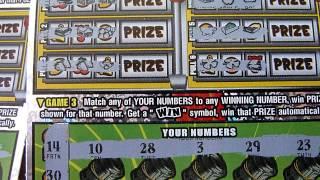 1:300 odds Winner! Illinois Instant $3,000,000 Cash Jackpot Lottery Ticket