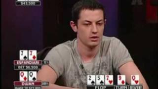View On Poker - Tom Dwan Gets Lucky Too  Beats Antonio Esfandiari On The River