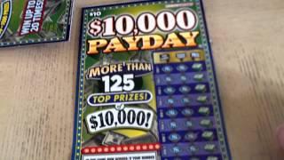 WIN $1,000,000 FREE TONIGHT! NEW $10,000 PAYDAY $10 SCRATCH OFF FROM INDIANA HOOSIER LOTTERY.