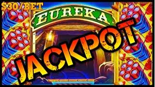 •HIGH LIMIT SUPERLOCK Lock It Link Eureka Reel Blast JACKPOT HANDPAY •$30 BONUS ROUND Slot Machine •