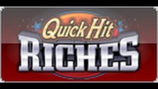 *NEW  GAME* QUICK HITS RICHES! Free spin bonus Max Bet $3