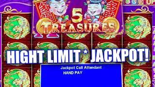BIG HIGH LIMIT 5 TREASURES GRAND JACKPOT ⋆ Slots ⋆ SLOT MACHINE LIVE PLAY
