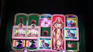 Wizard of Oz Ruby Slippers Slot Machine Bonus - Free Spins - Big Win!!!